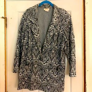 Gray Aztec jacket
